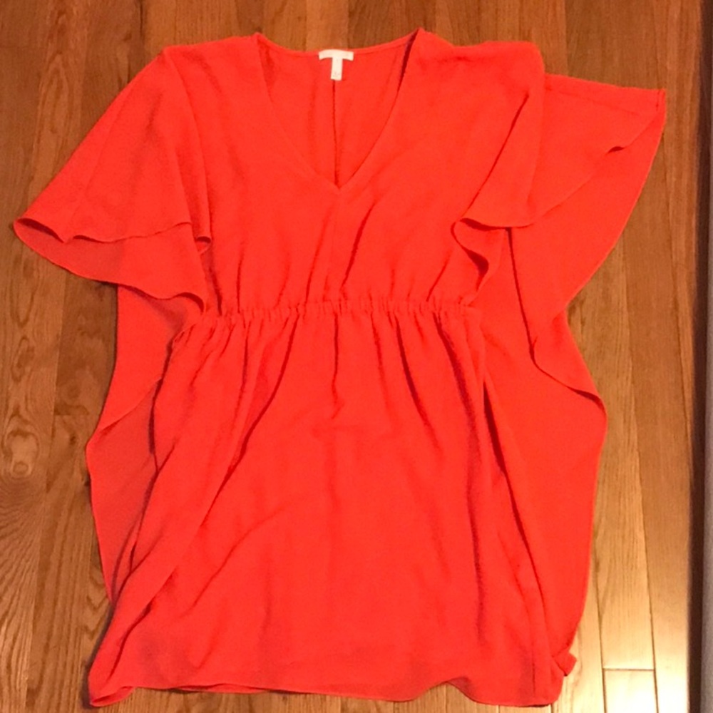 Orange day dress